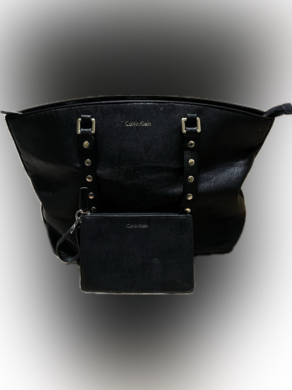 Calvin Klein Large Shoulder Bag with/Wrist Wallet 👜🖤